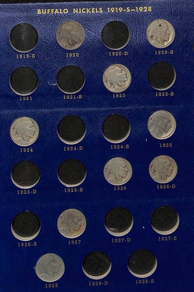  Assortment of 1831-1971 US Coins Including Large Cents, Buffalo Nickels, & Eisenhower Coins 